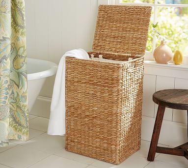 Perry Hamper & Liner- Savannah Weave