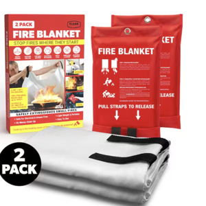Klear Concepts Fire Blanket 2 PACK 40X40 911413