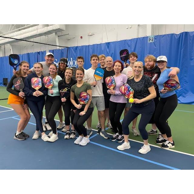 Family pickleball lessons Christmas break 2024