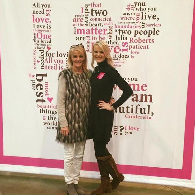 At the "Pink Wedding Show" in Birmingham