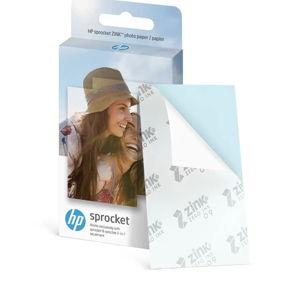 HP - Sprocket 2" x 3" Premium Sticky-Backed Zink Photo Paper - White