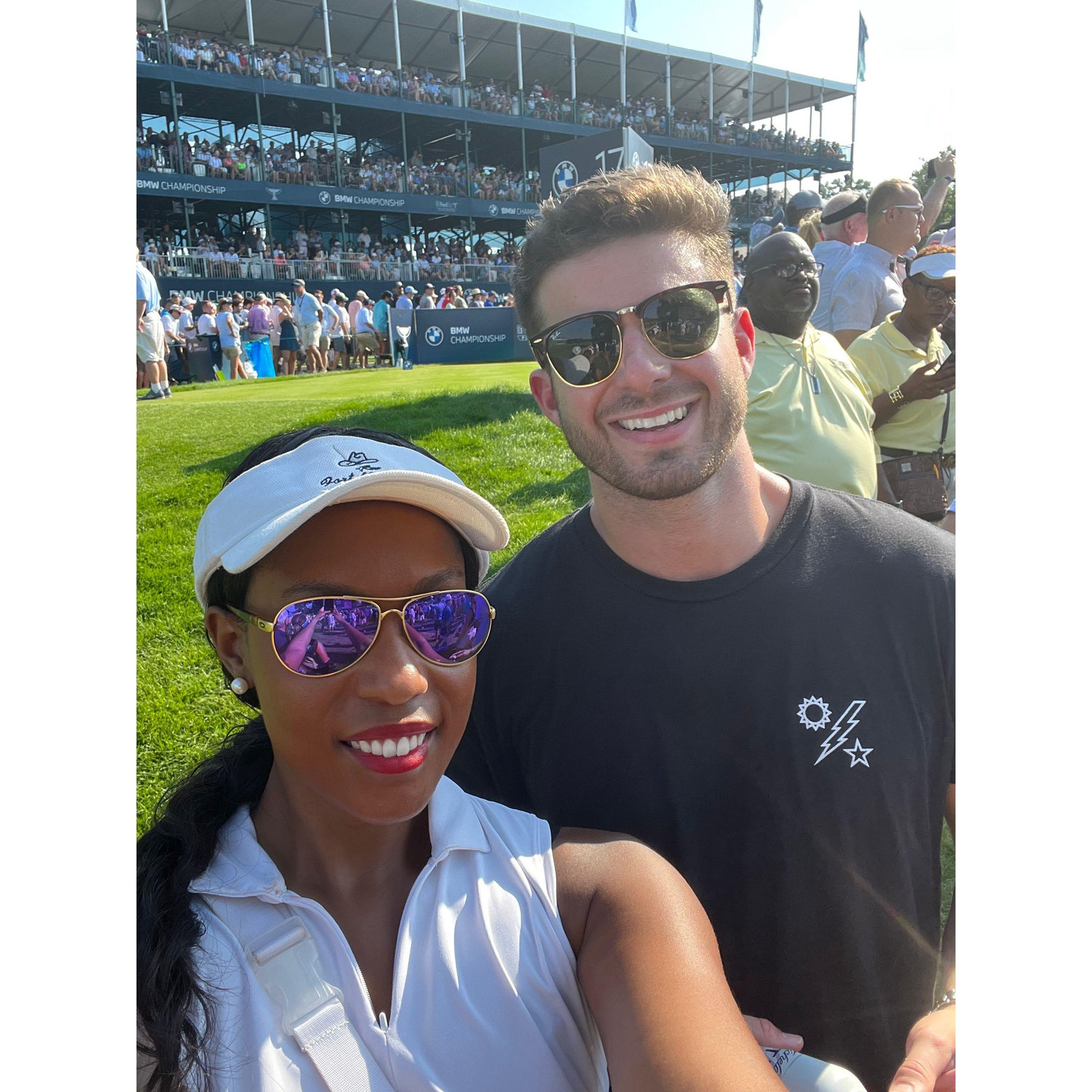 Attending the BMW Championship outside of Chicago to see Ashlea's favorite golfer Rory McIlroy