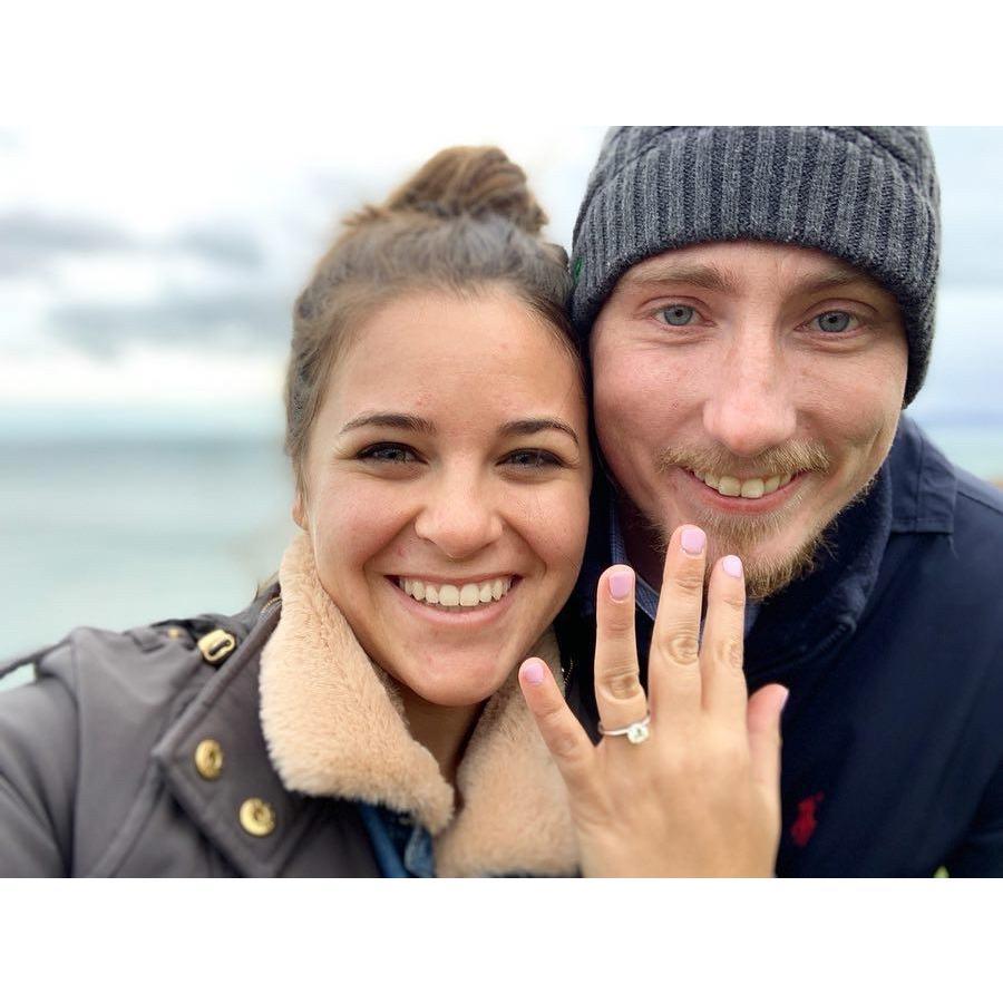 Ernest proposed in Dublin on a cliff!