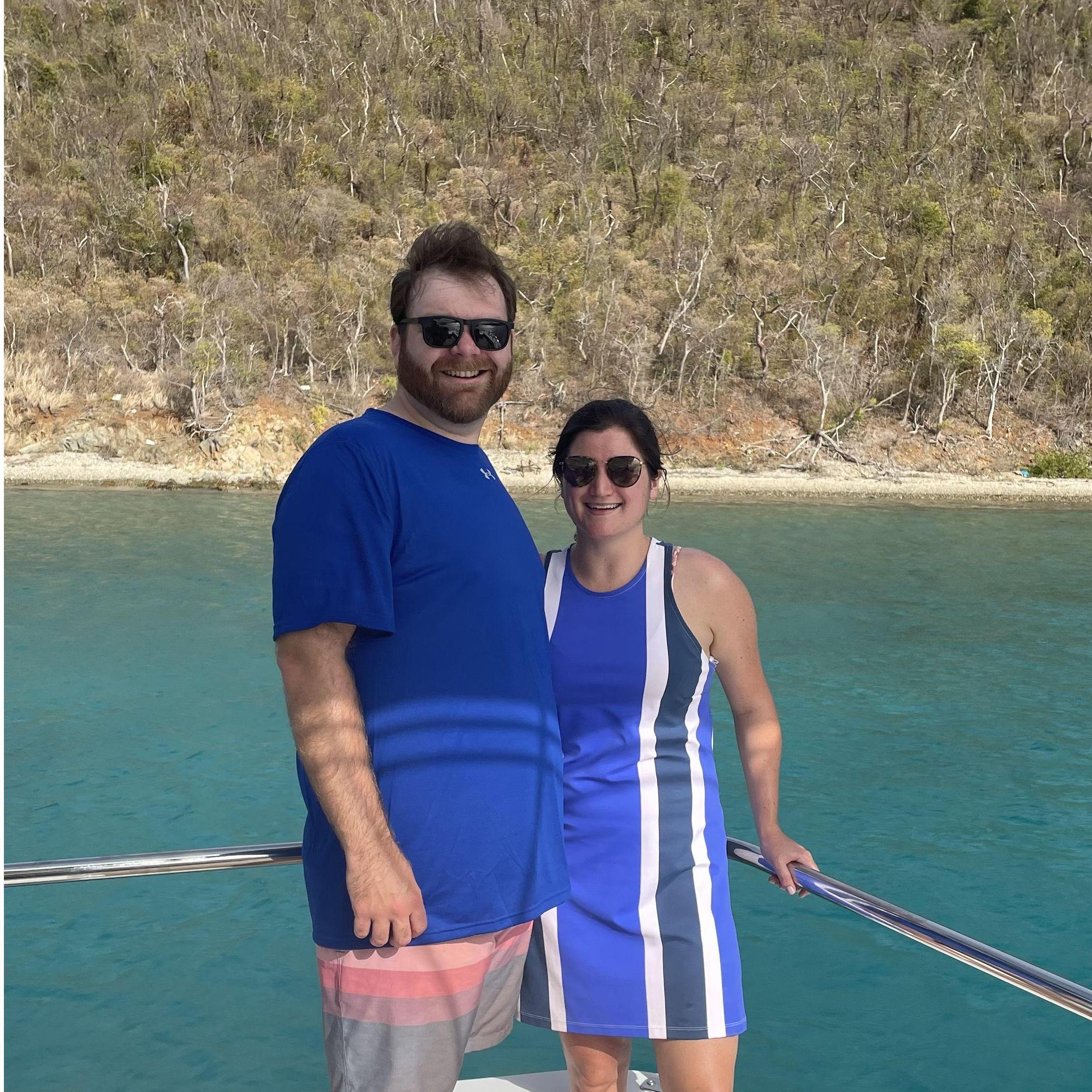 Joe and Katie travelled with the Snow family to celebrate retirements, engagements and milestone birthdays on a chartered catamaran in the BVI. 
July, 2022