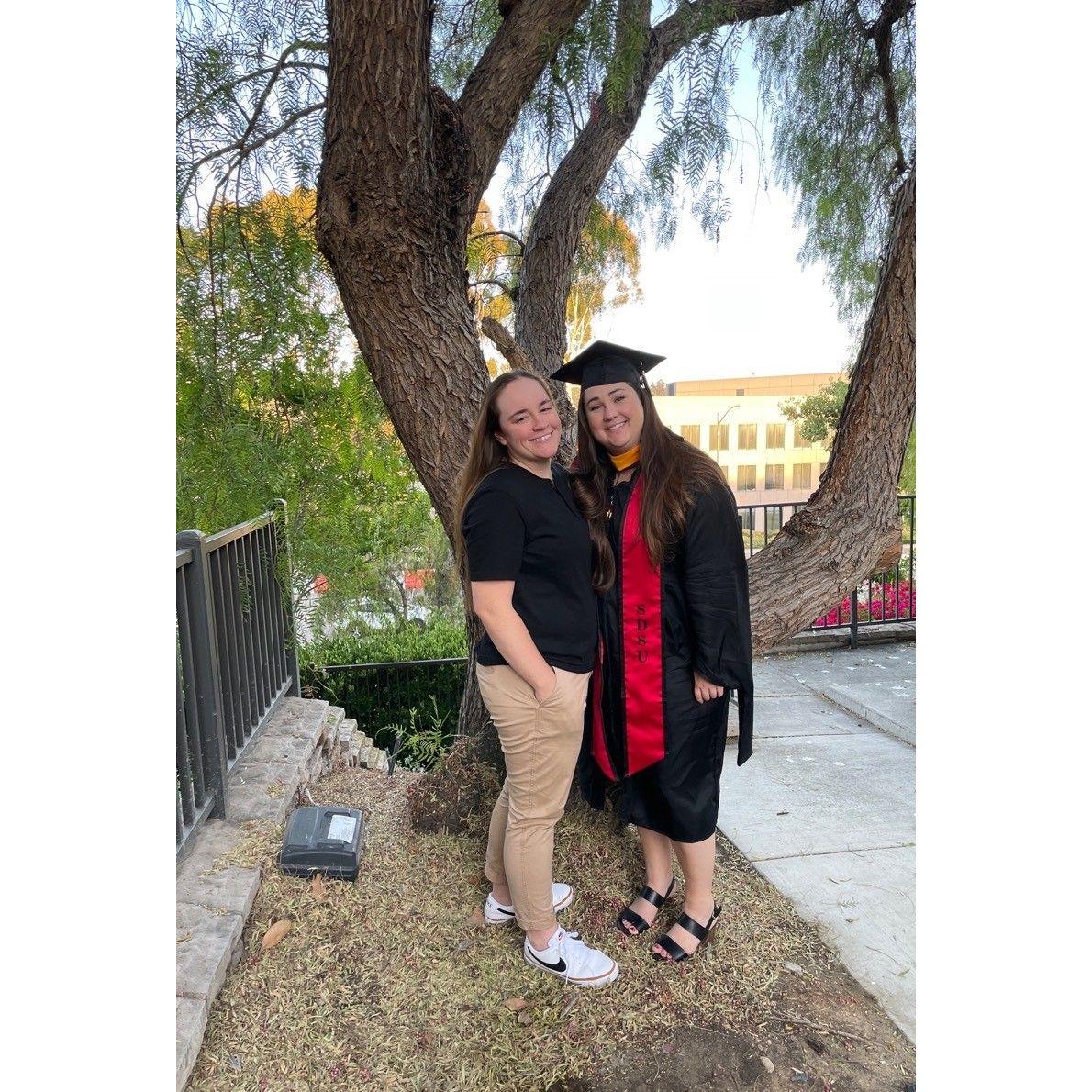 Amy's graduation party from San Diego State