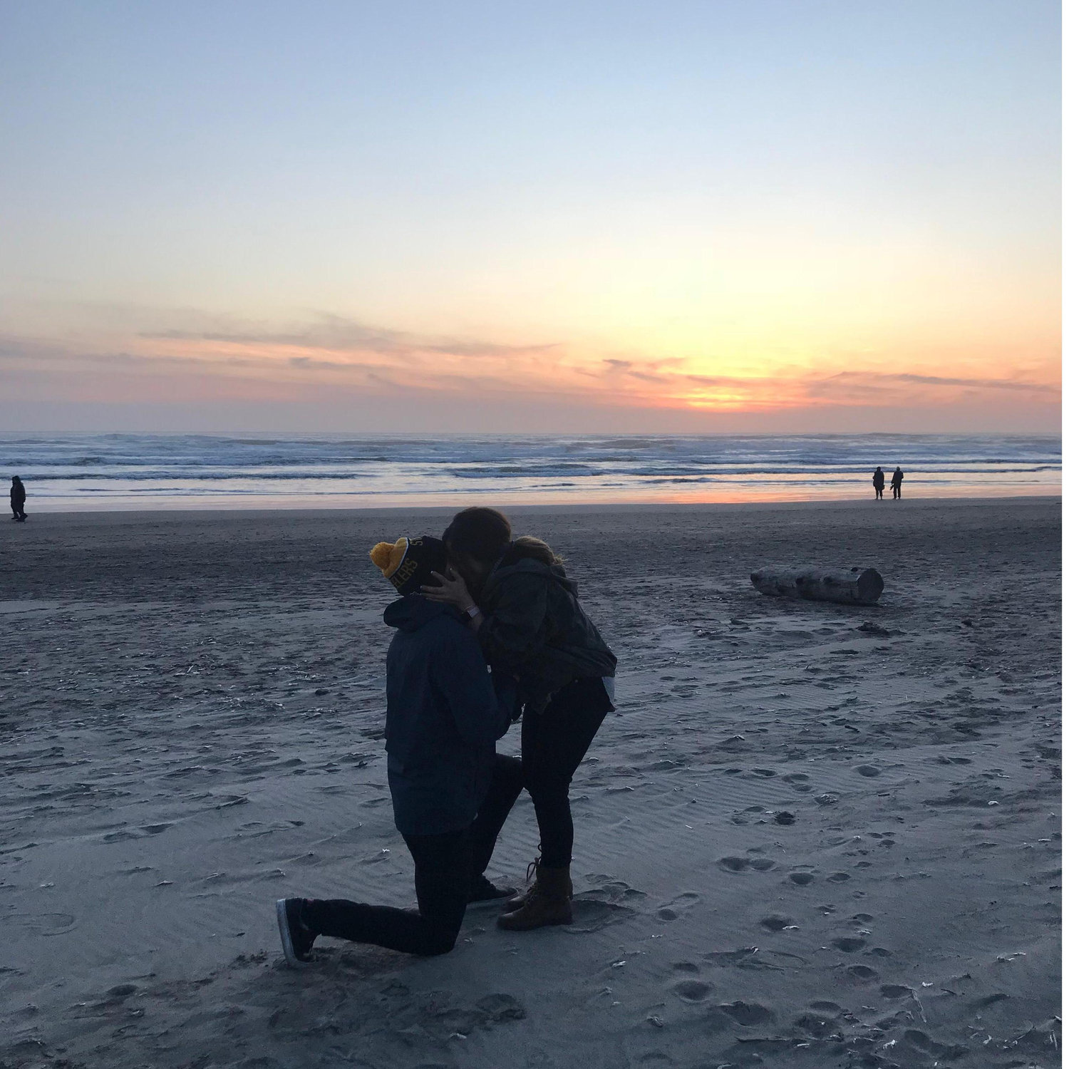 When Alex asked me to marry him! Best day of my life.