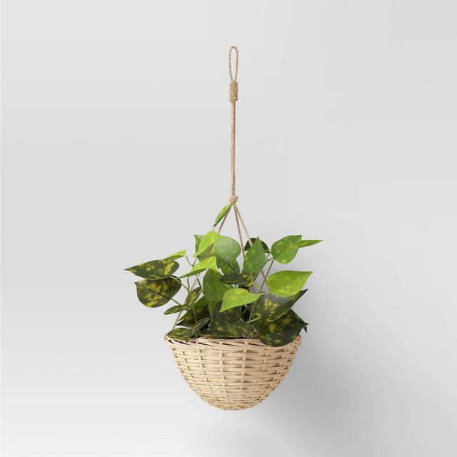 Willow Woven Base Hanging Planter - Threshold™