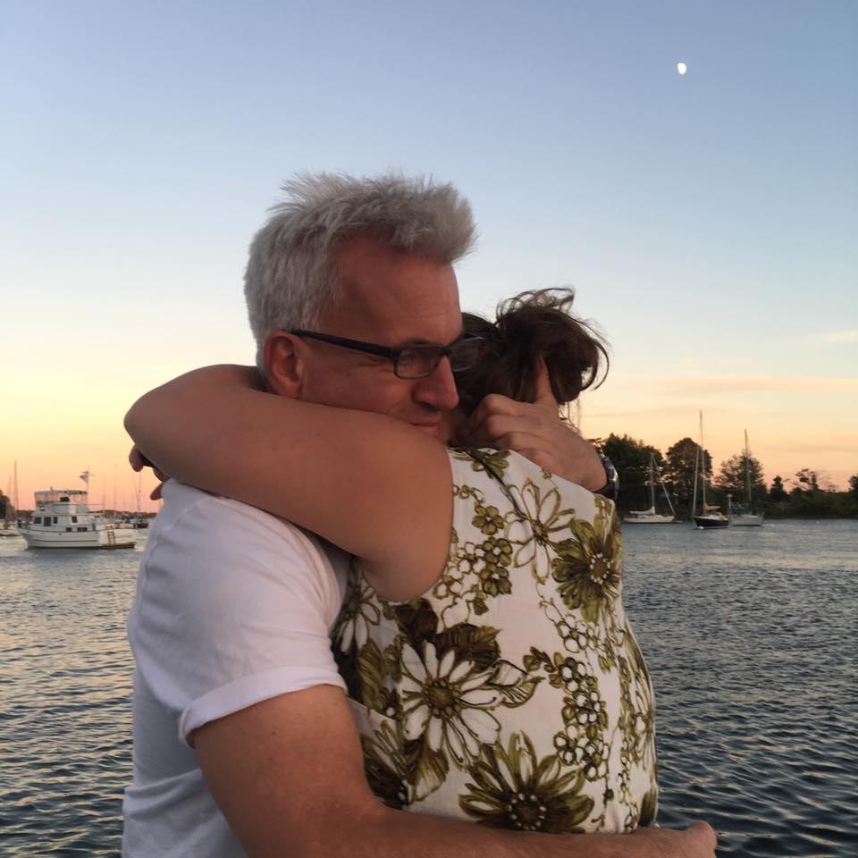Stephen asked Rebecca to marry him on September 11, 2016.  It was sunset on the sailboat, so romantic!