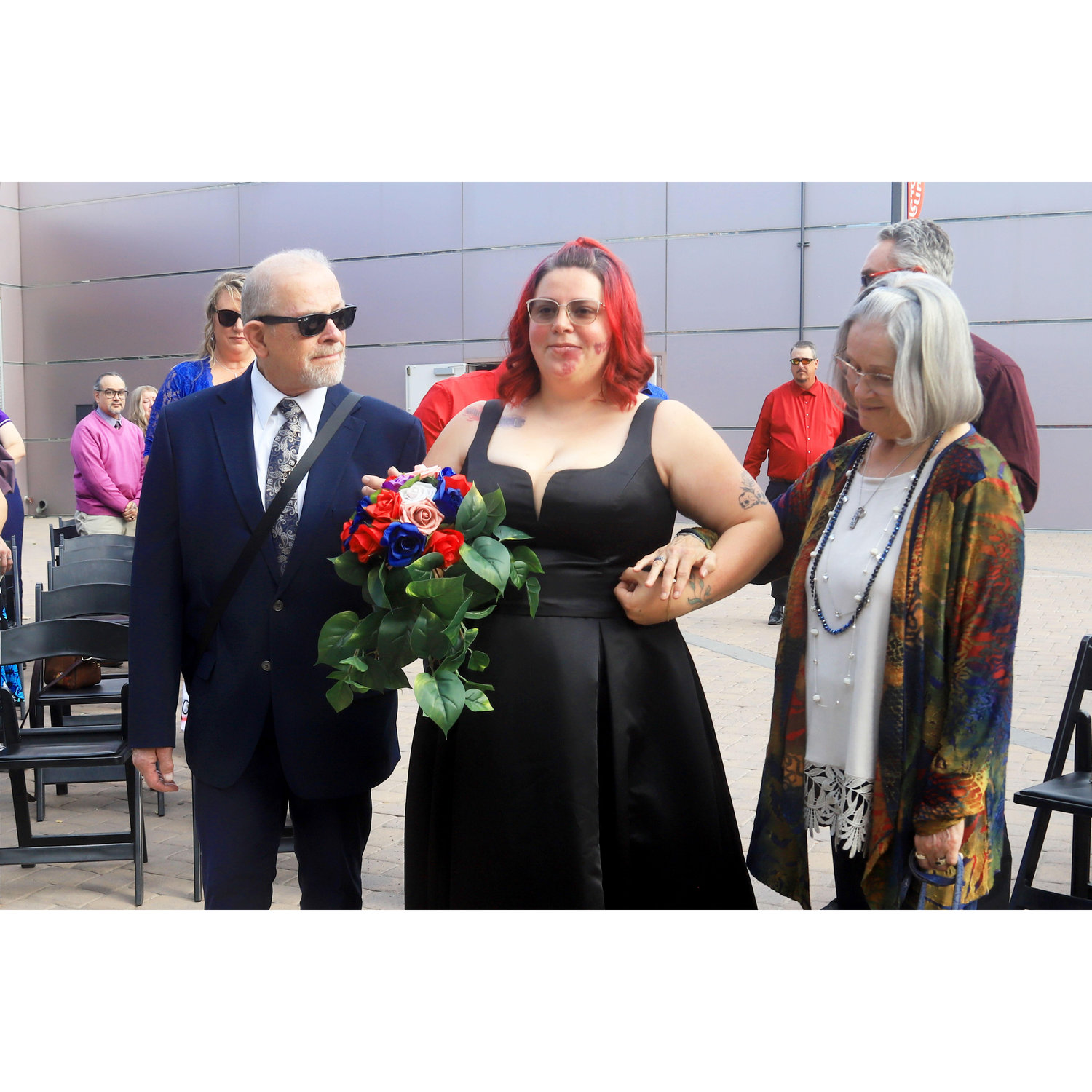 Grandma and Grandpa with the Bride