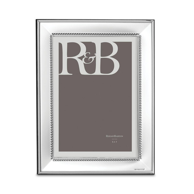Reed & Barton Mia Silverplate Frame, 5" x 7"