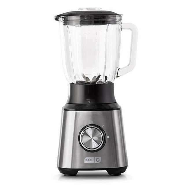 Dash Quest Countertop Blender 1.5L with Stainless Steel Blades for Coffee Drinks, Deserts, Frozen Cocktails, Purées, Shakes, Soups, Smoothies & More - Stainless