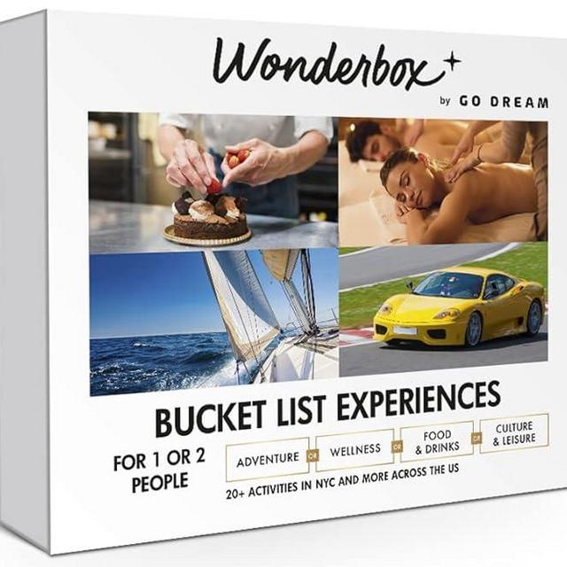 Wonderbox - Original Gift Idea - Experience Gift - Bucket List Experiences - 1 Activity to Choose from a Selection: Ferrari Driving, Dolphin Watching, Speedboat, Airboat for Gators Watching...