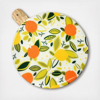 Citrus Wooden Round Board