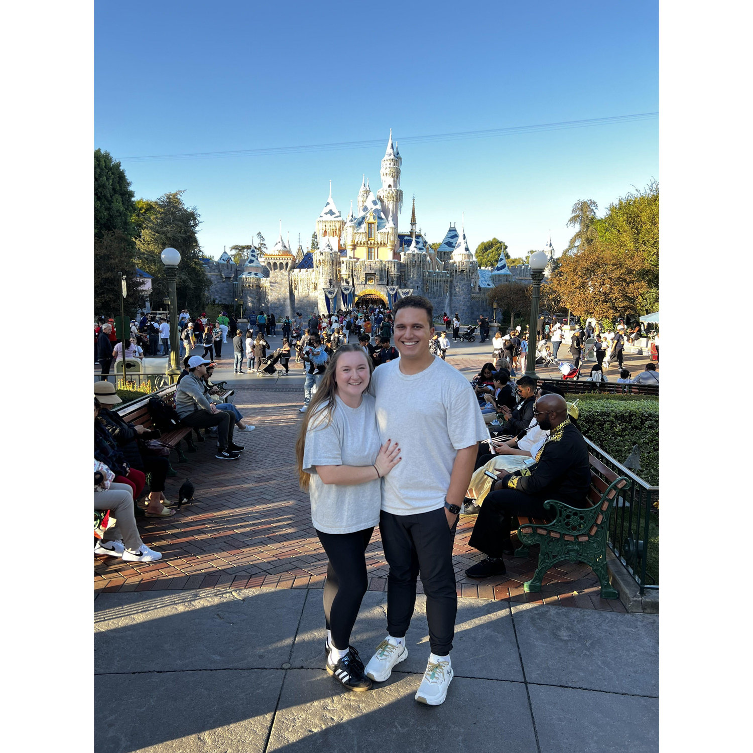 One of our many trips to Disneyland :)