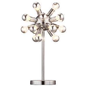 Mid-Century Modern Chrome Table Lamp - ZM Home