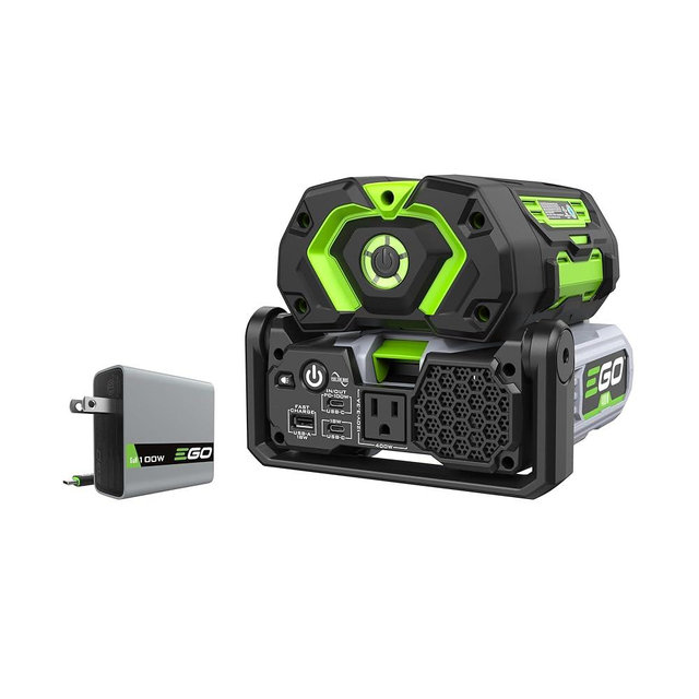 EGO Power+ Portable Inverter, 400W, Power Inverter Generator, Quiet. Includes 56V 4.0Ah Battery and Charger - PAD5003