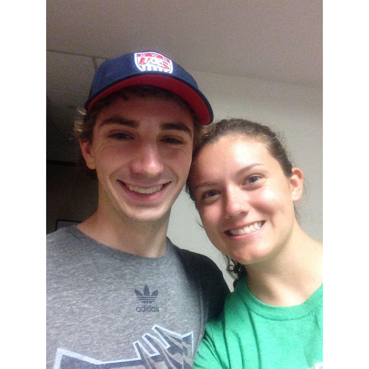 Oct. 14th, 2014- Jill and Matthew's only photo from WCU!
