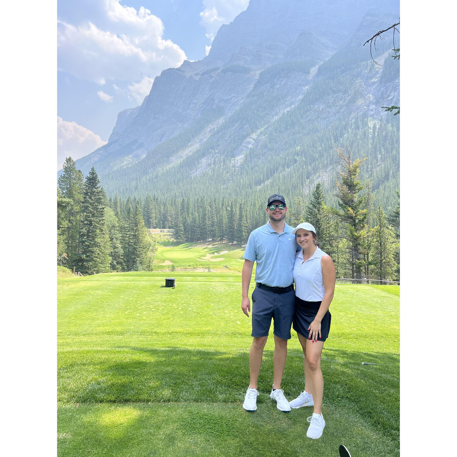 Golfing in Banff, Canada