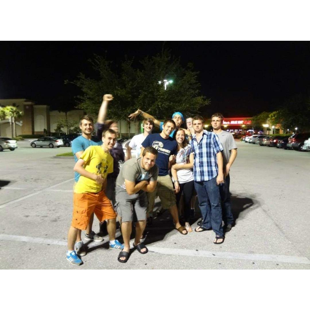 In Florida for groomsman Ryan Marshall's wedding; Summer 2013.