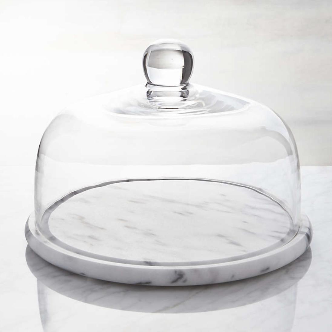 French Kitchen Marble Cheese Dome