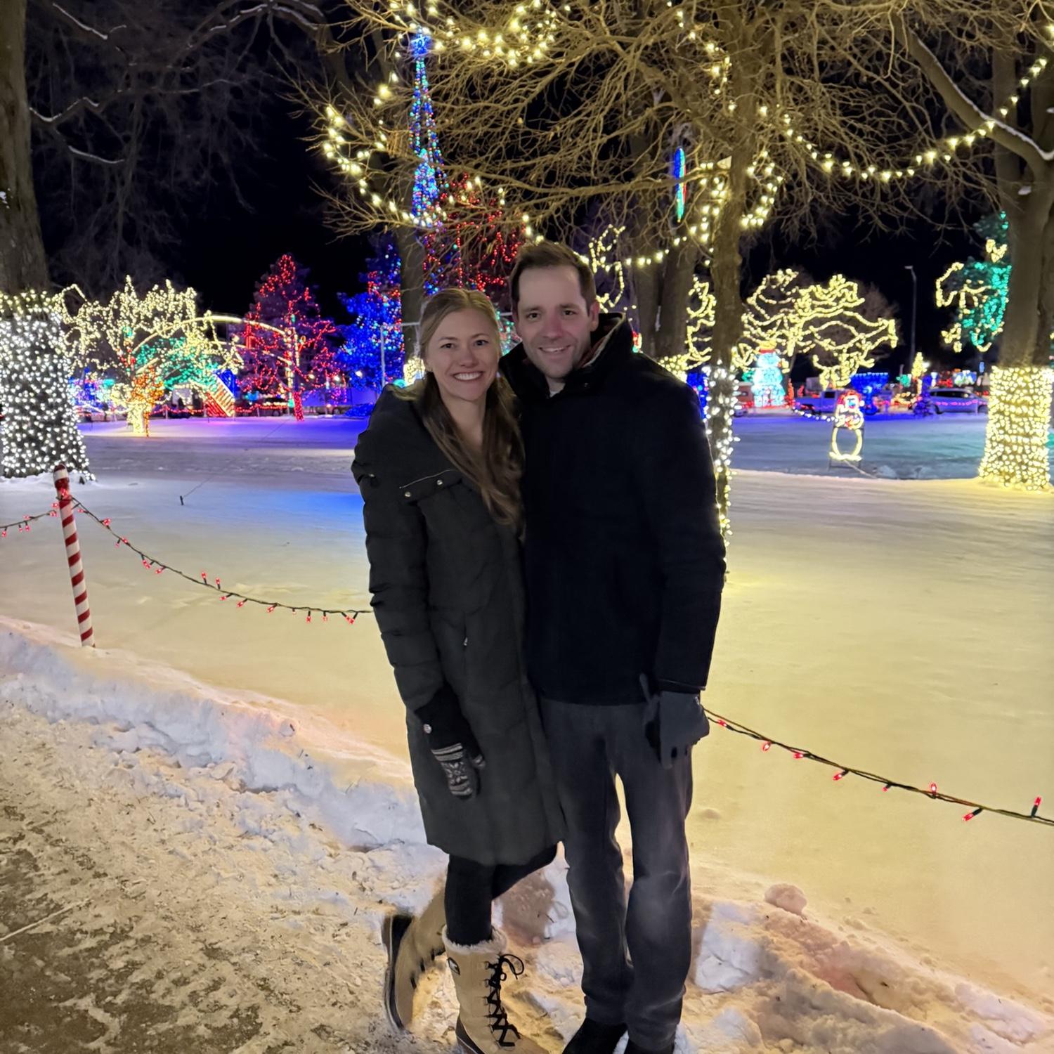 Our first photo together!