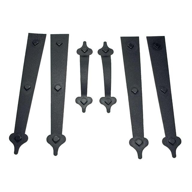 Household Essentials 240 Hinge It Magnetic Decorative Garage Door Accents | Black