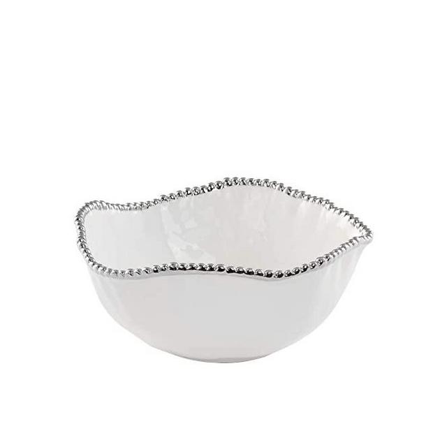 Salerno Porcelain Large Salad Bowl