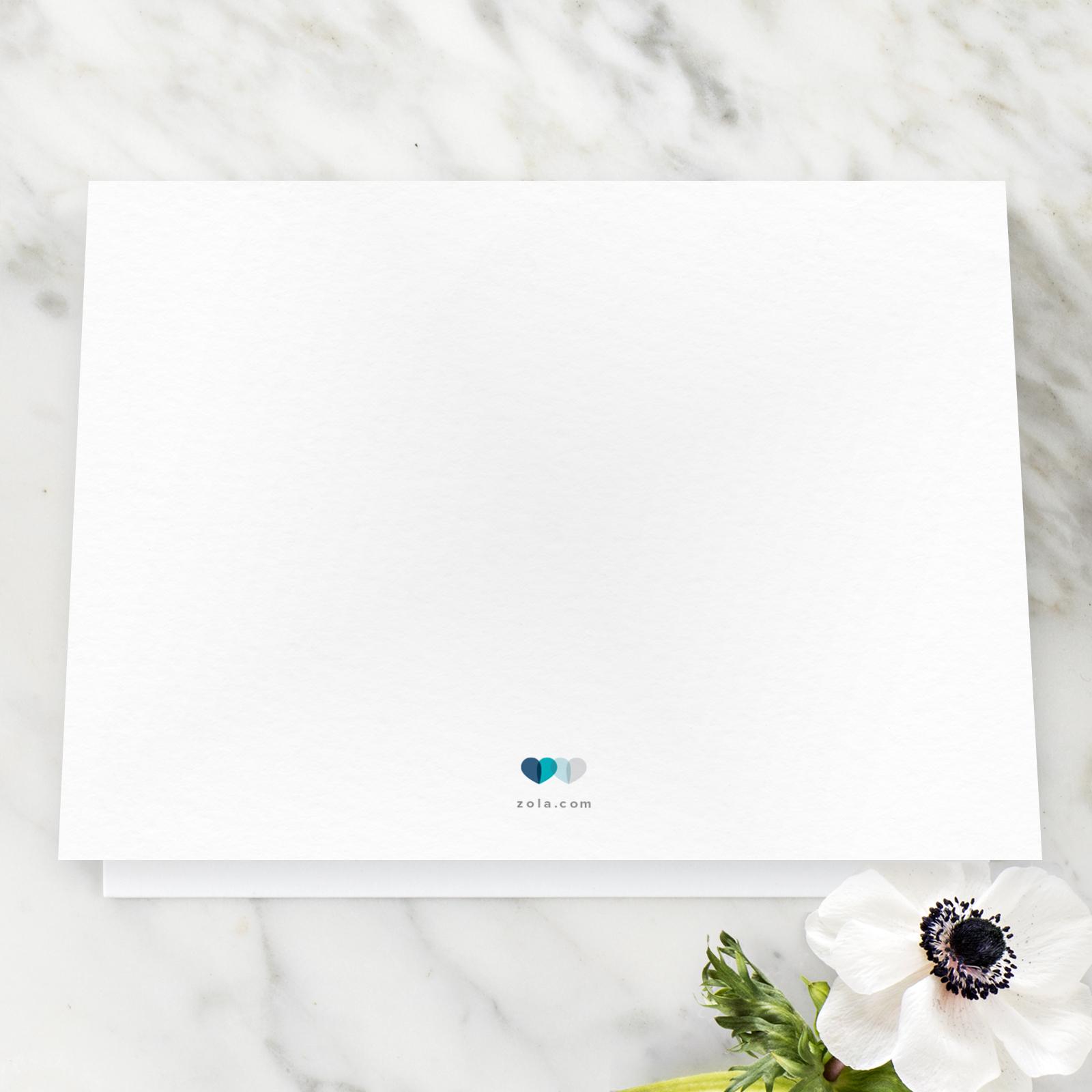 Zola Thank You Cards Verona Portrait