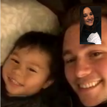 The first time Cherise & Caillou met!