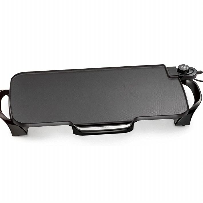 Presto 07061 22-inch Electric Griddle With Removable Handles,Black