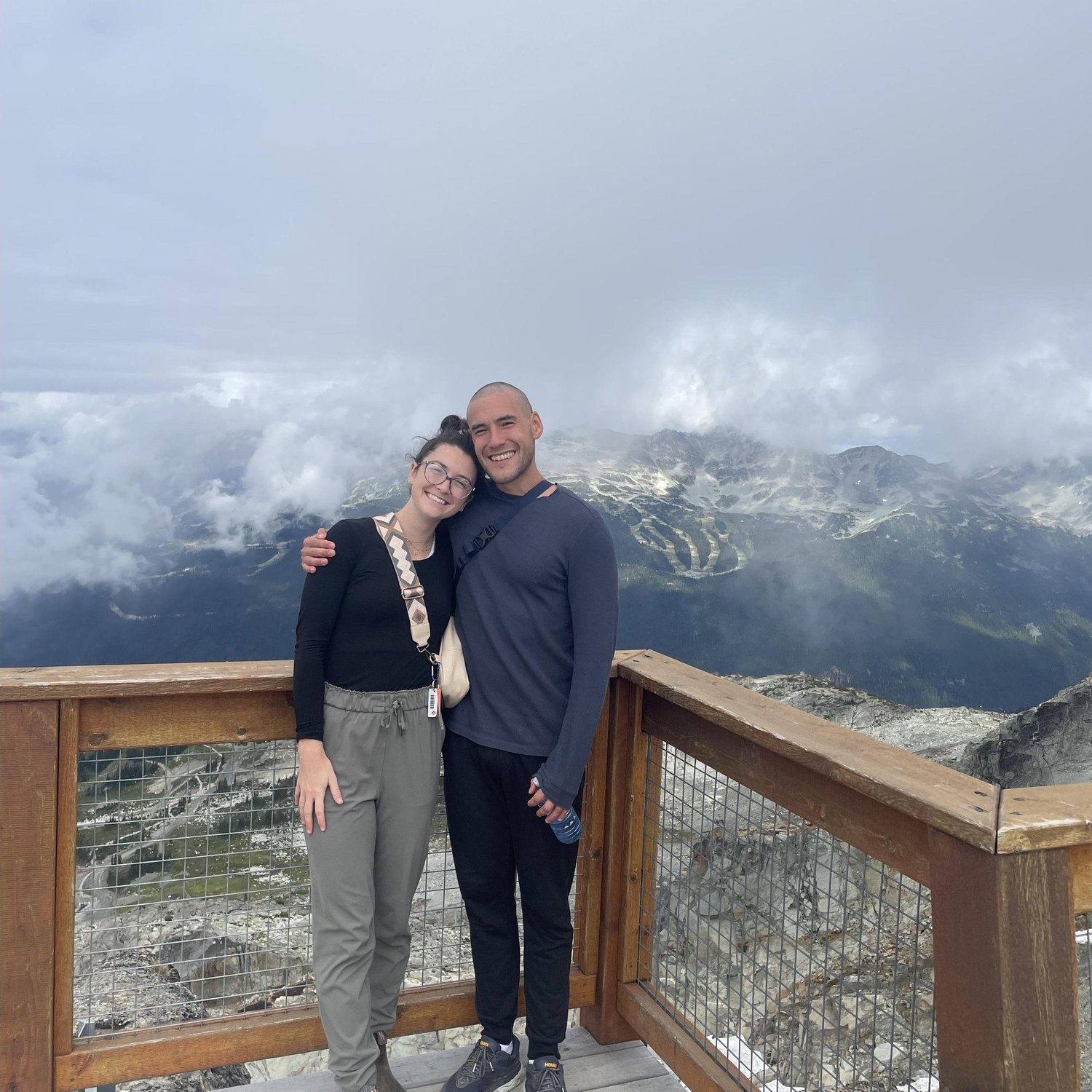 Our first time on Whistler Peak!