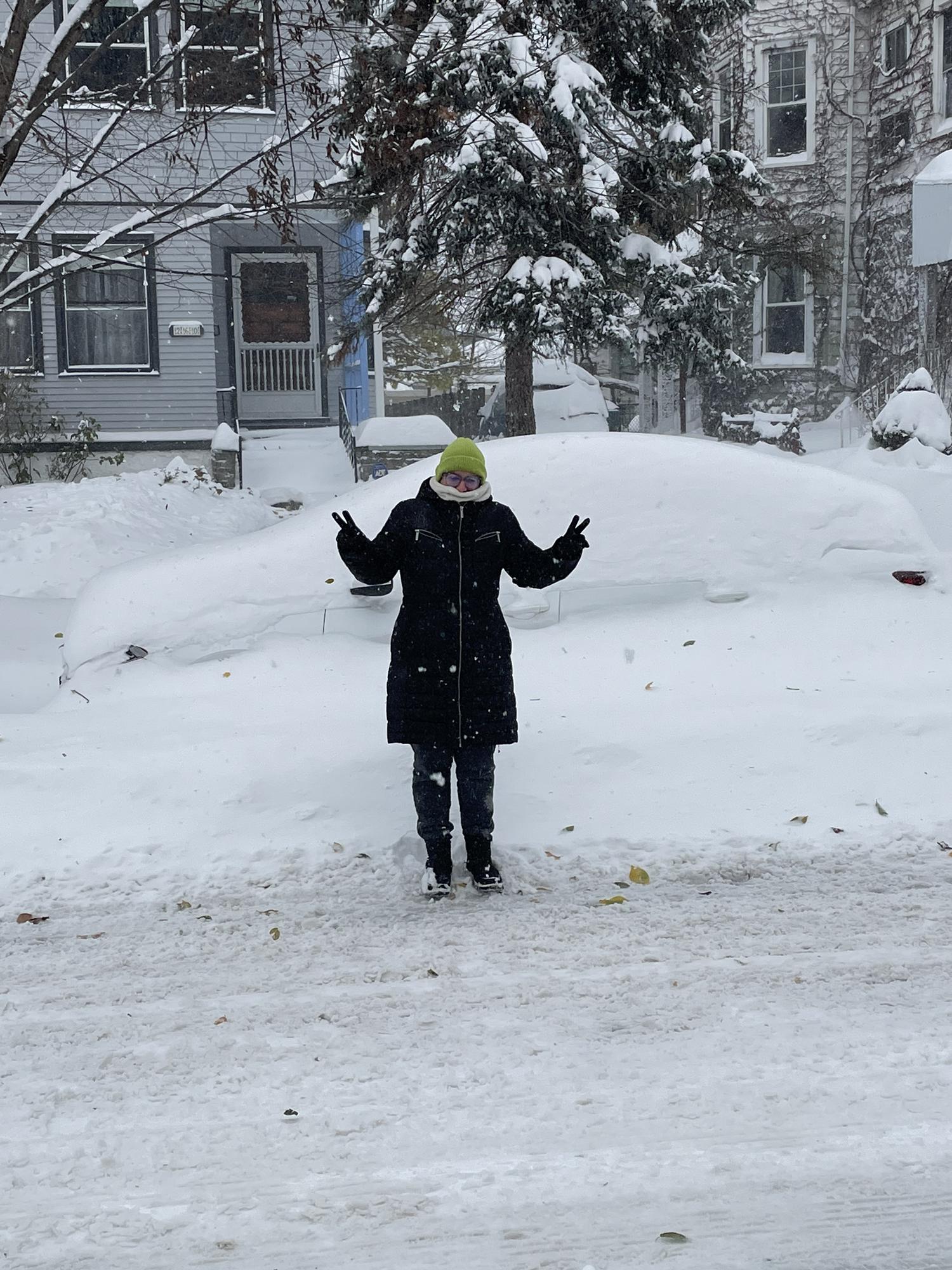 Laurens first winter in Buffalo