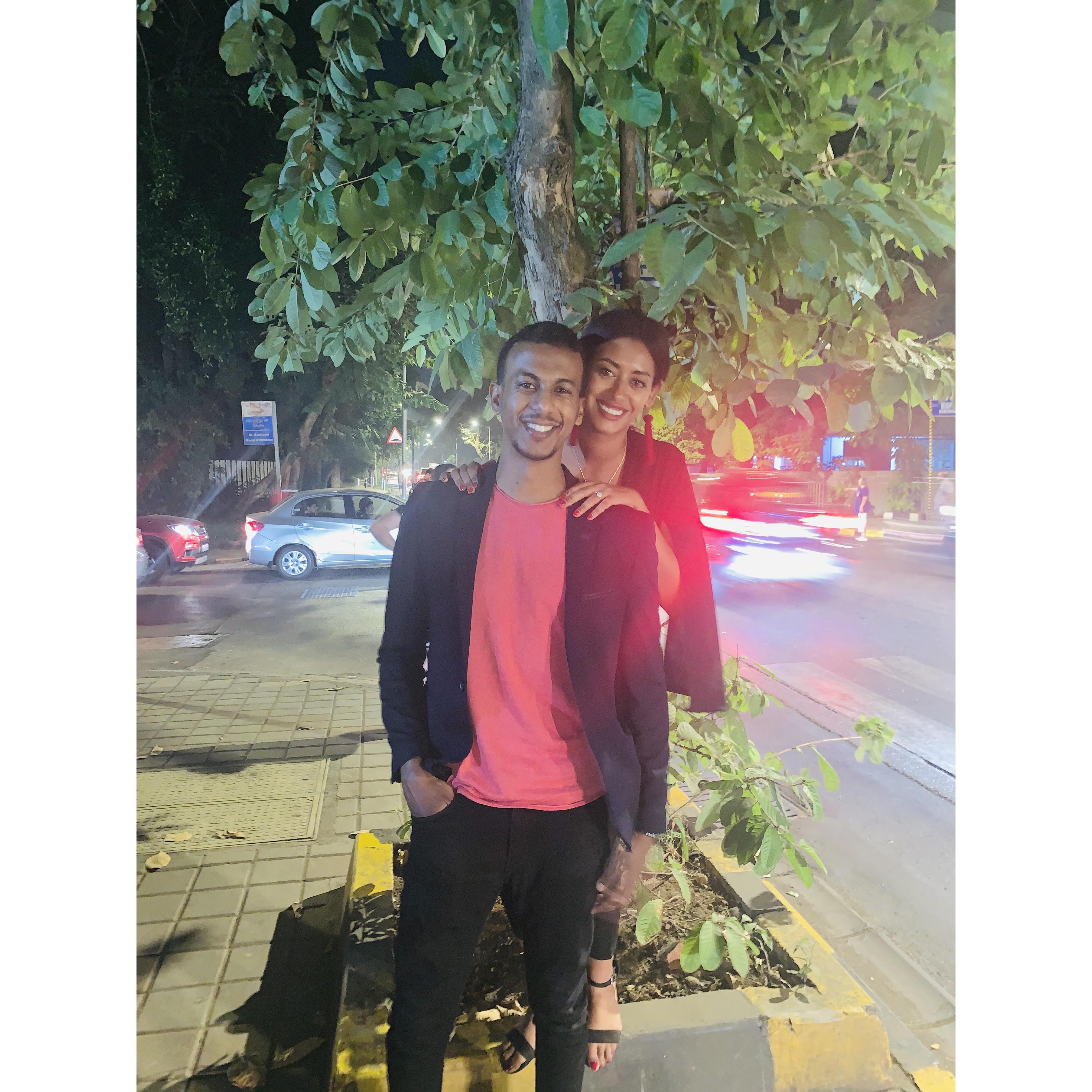 First photo as fiances!