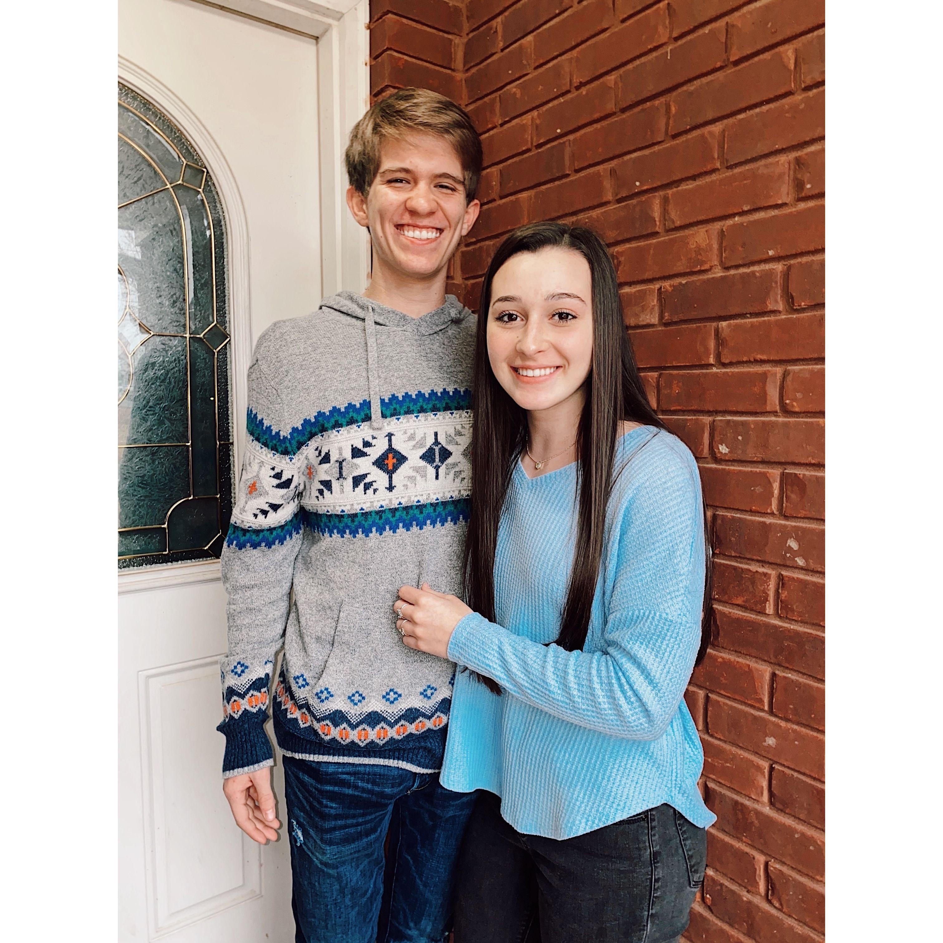 Our first Valentines Day! February 14, 2021