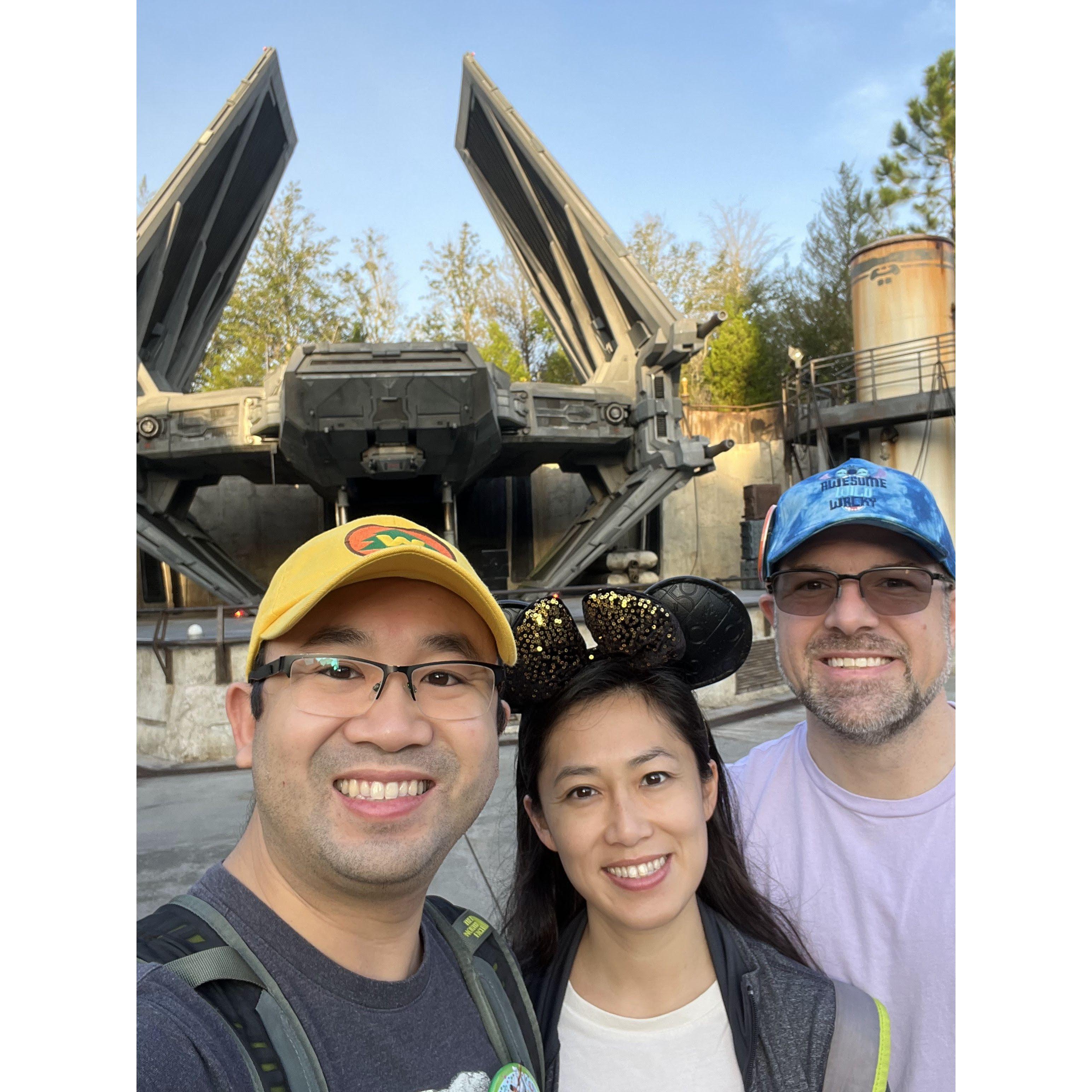 Derek and Josh's First time visiting Star Wars