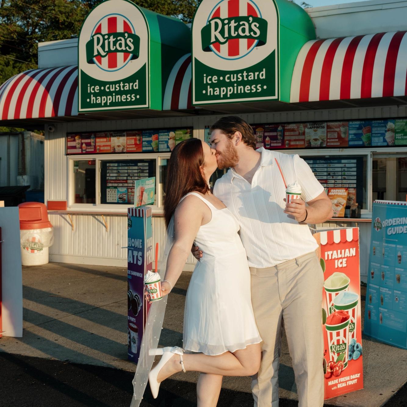 Our first date was at this Rita's :)