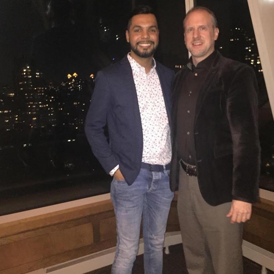 At an NYU Liberal Studies student function in 2018
