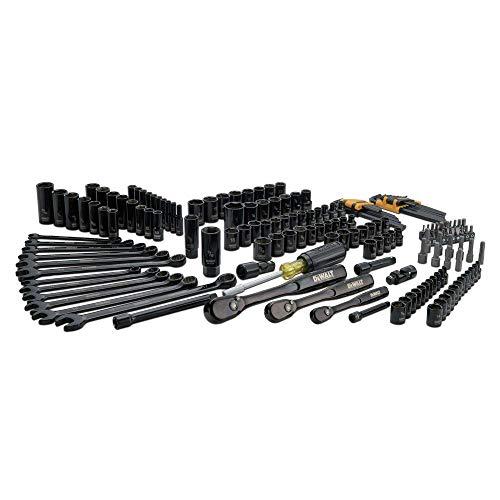 DEWALT DWMT81522 Mechanics Tool Set, Black Chrome Polish, 181-Piece