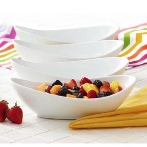Better Homes and Gardens Oval Serving Bowls, White, Set of 4 - Walmart.com