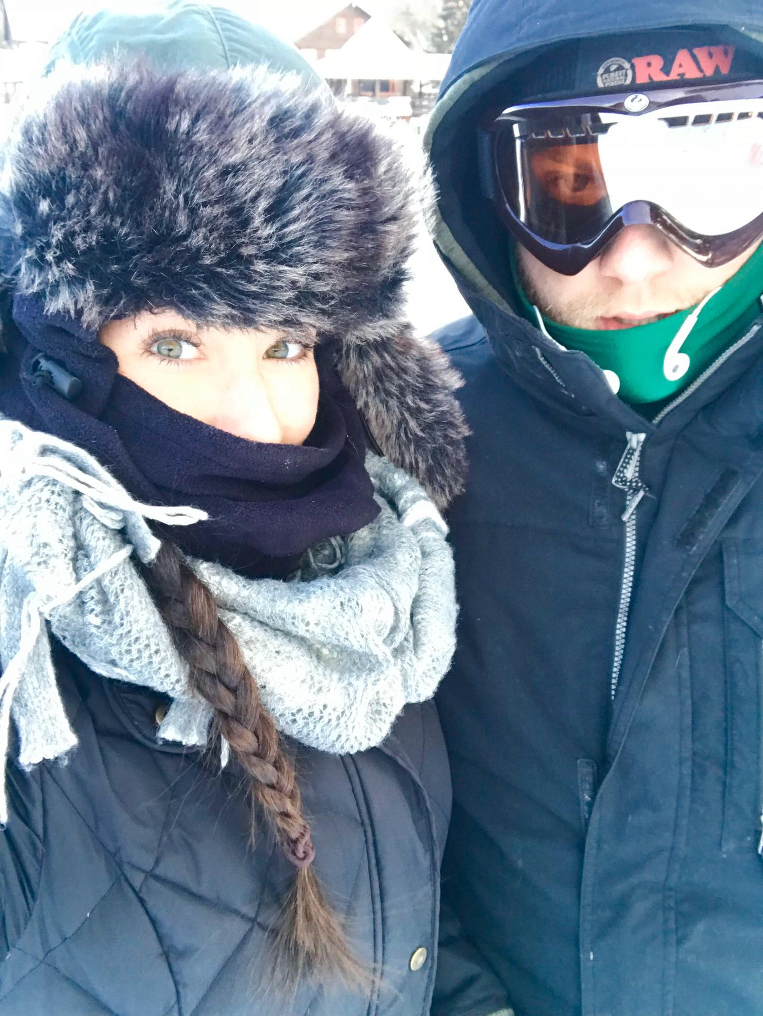 -3 degrees, Somewhere in the middle of Maine