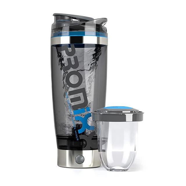 PROMiXX iX-R Electric Shaker Bottle, Powerful Mixer Bottle for Smooth Shakes & Supplements, Blender Bottle, Shake Bottle Mixer, Protein Shake Blender, Vortex Mixer, BPA Free 20oz Tumbler