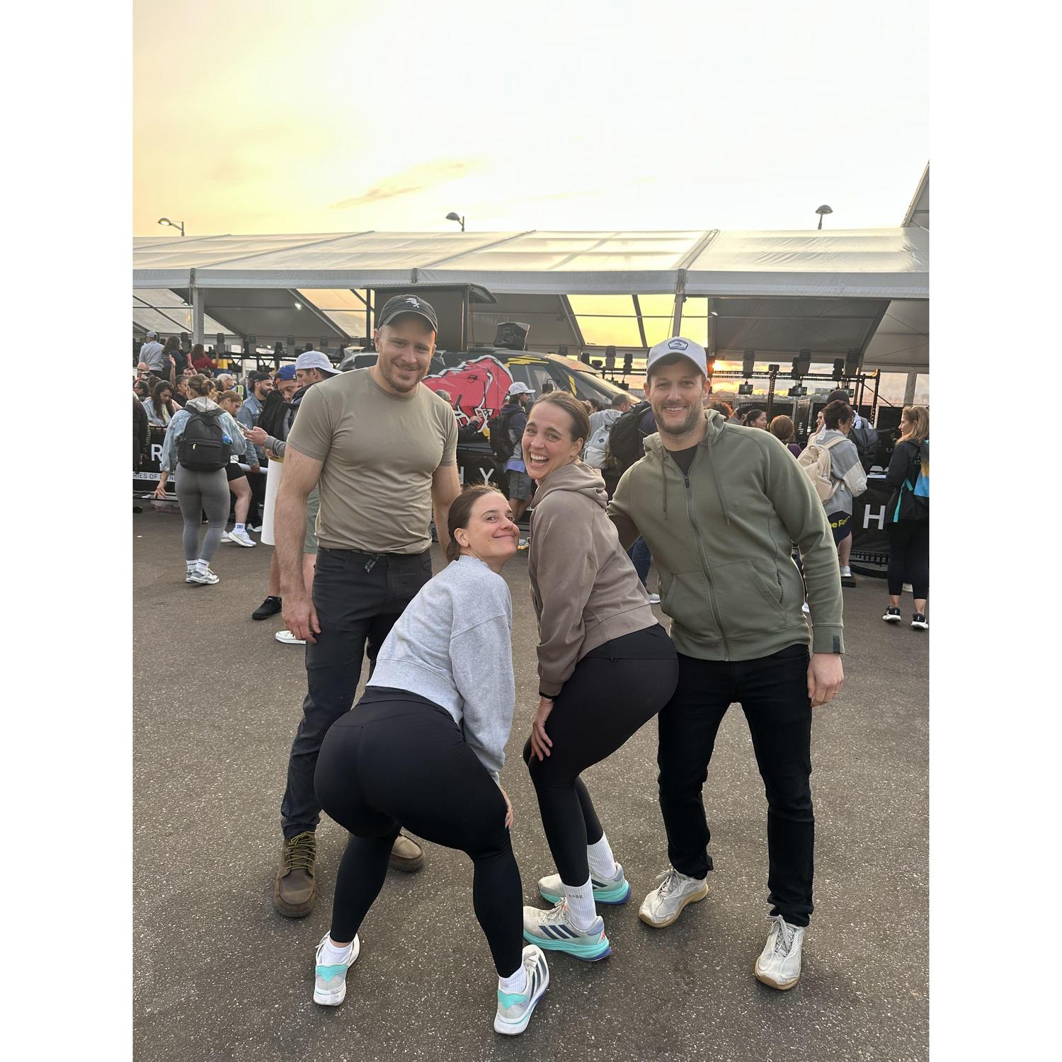NYC Hyrox with the Weber's, May 2025