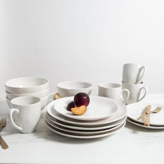 Lawson Organic 16-Piece Dinnerware Set, Service for 4