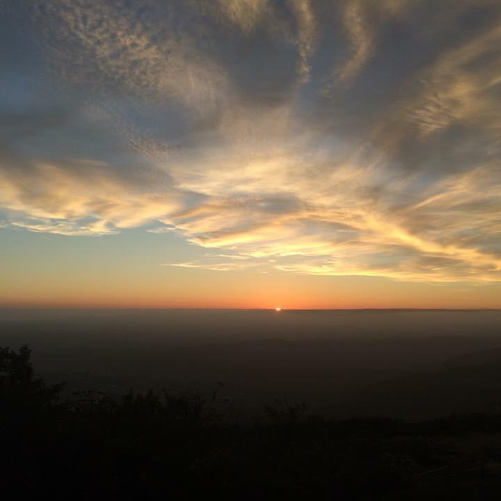 Sunset on our first date on top of Cowles Mountain- July 2015