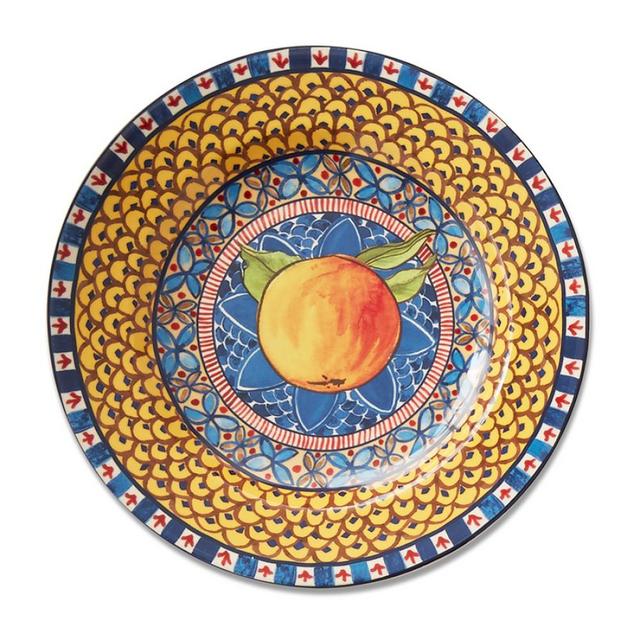 Sicily Salad Plates, Each, Orange