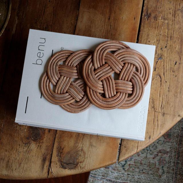 Knotted Leather Trivet