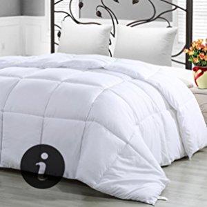 Queen Comforter Duvet Insert White - Quilted Comforter with Corner Tabs - Hypoallergenic, Plush Siliconized Fiberfill, Box Stitched Down Alternative Comforter by Utopia Bedding