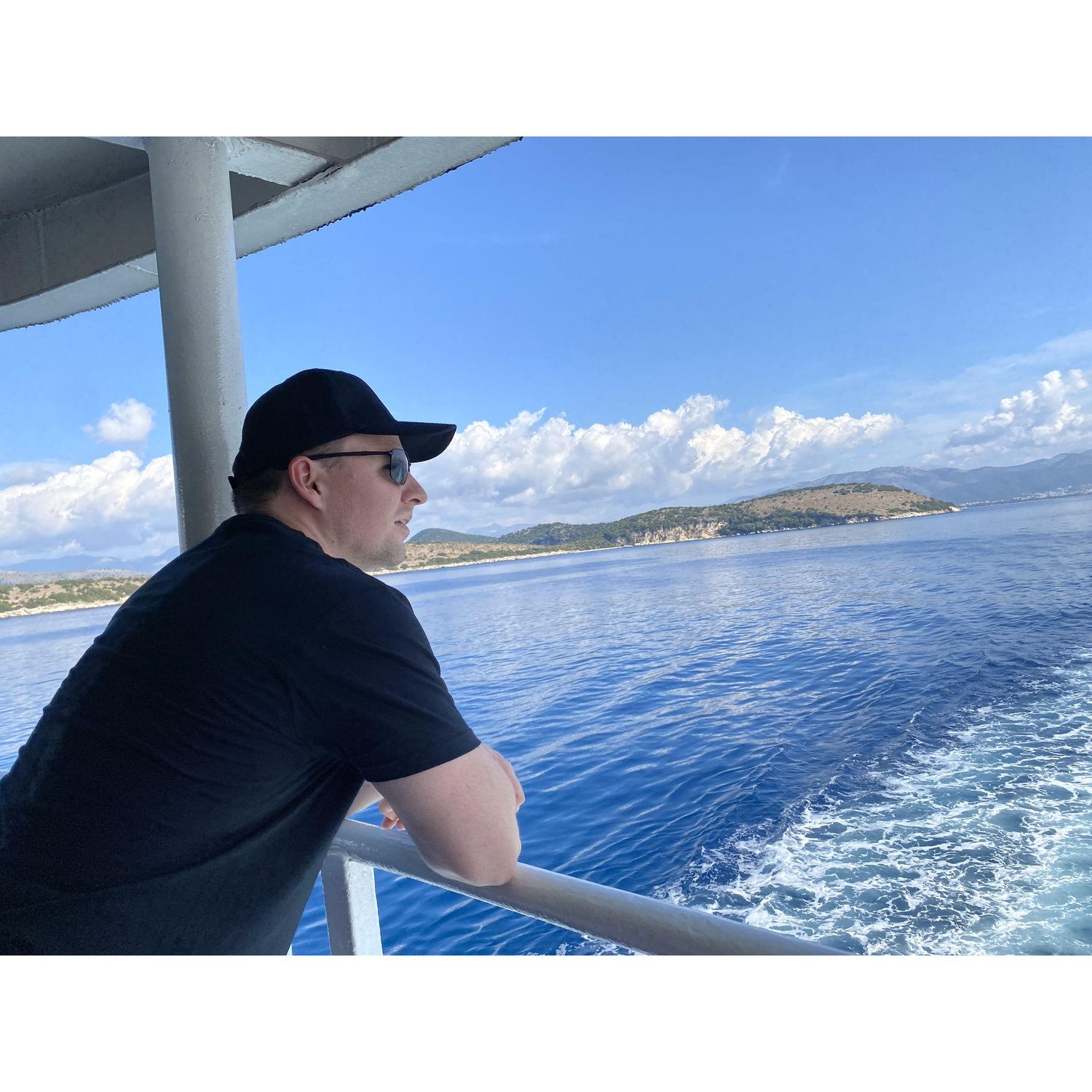 On the way to Corfu, Greece.