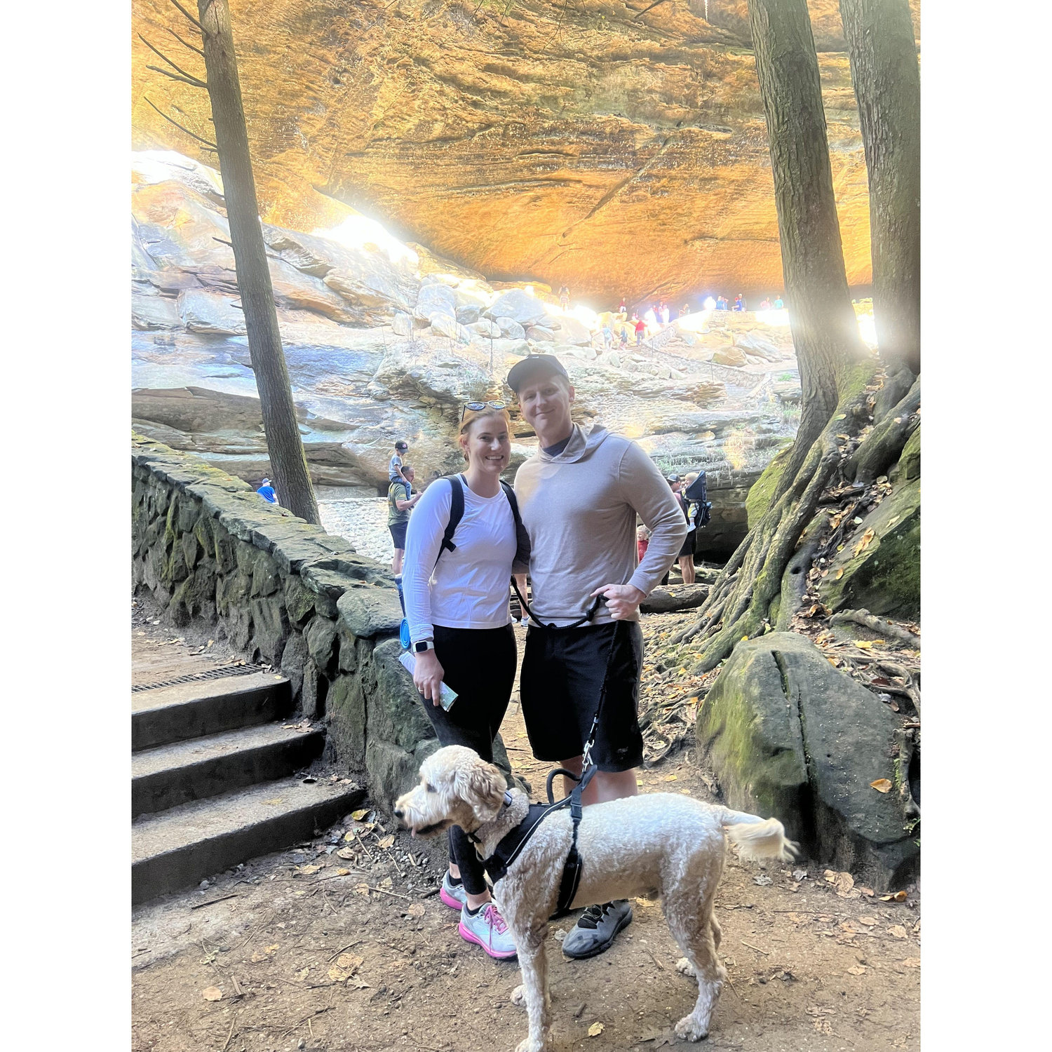 Our first Hocking Hills Hiking Trip together with Maverick