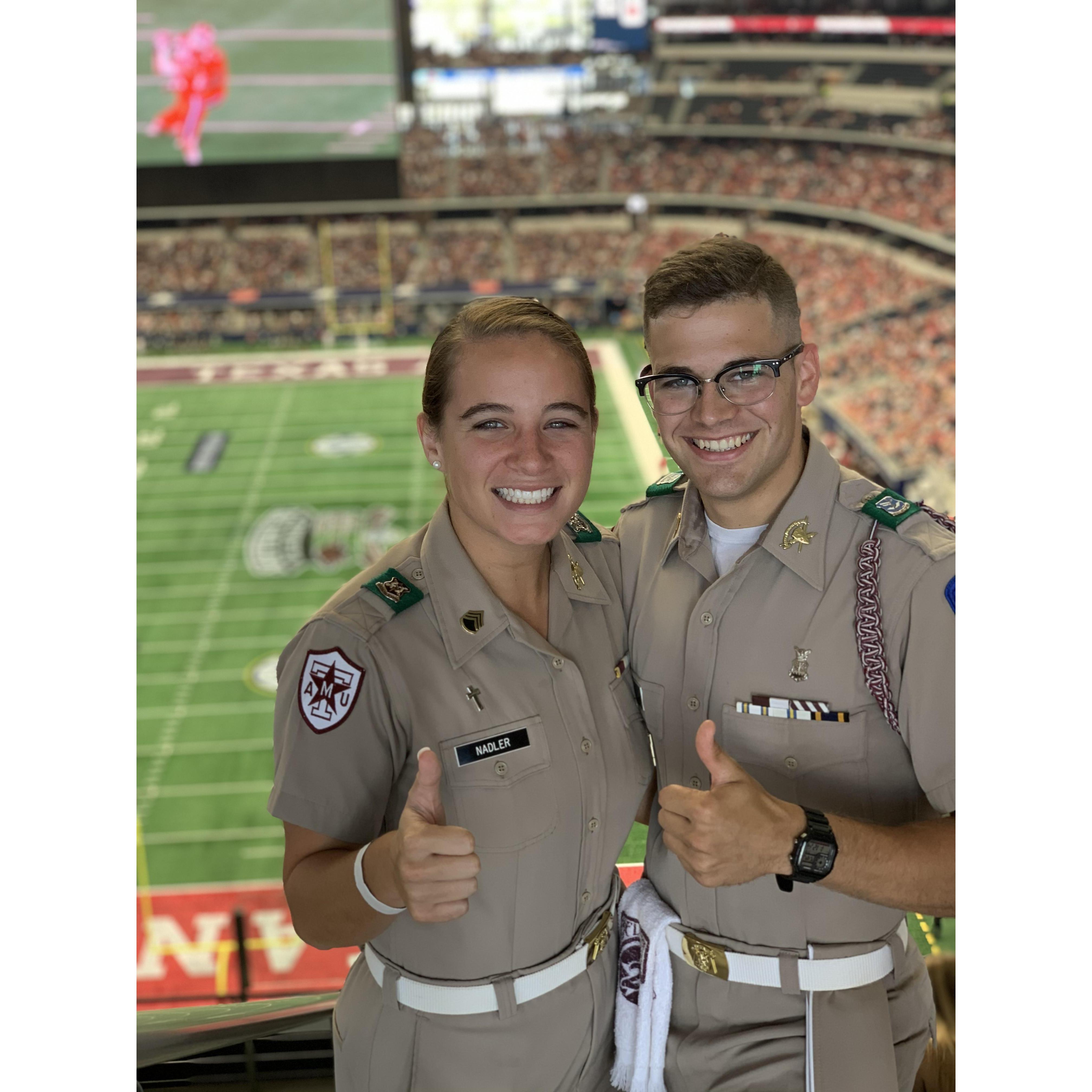 Texas A&M v Arkansas - one week into "officially dating"